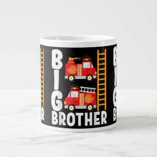 Feuerwehrauto Thema großer Bruder Feuerwehrthema J Jumbo-Tasse