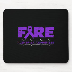 Feuerwehren tragen Lila - Heimerheimer-Bewusstsein Mousepad