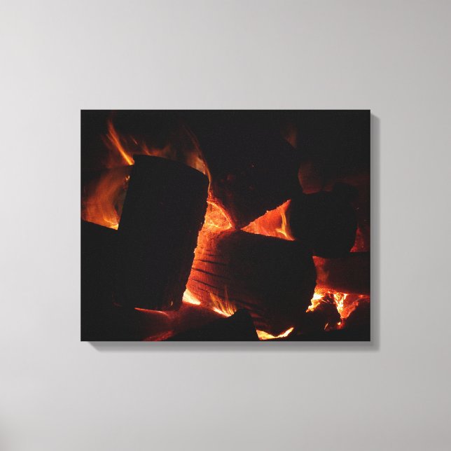 Feuerwehren Winterbrennprotokolle Leinwanddruck (Vorderseite)