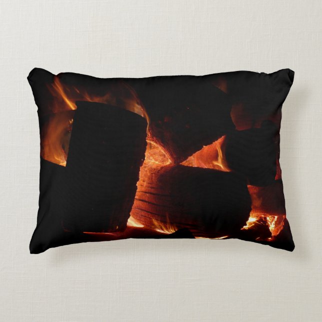Feuerwehren Winterbrennprotokolle Zierkissen (Vorderseite)