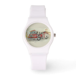 Feuerwehrfahrzeug Armbanduhr