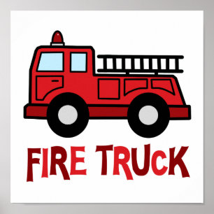 Feuerwehrfahrzeug Poster
