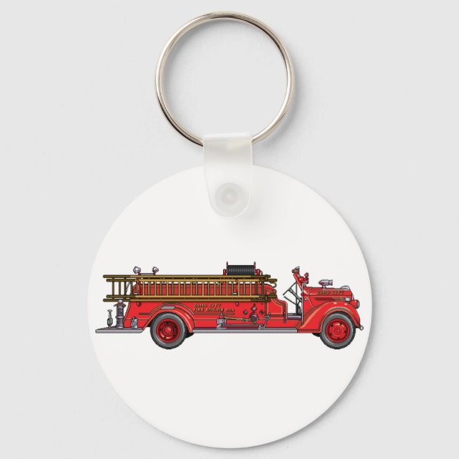 Feuerwehrfahrzeuge_01 Schlüsselanhänger (Vorderseite)