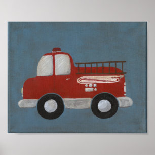 Feuerwehrfahrzeuge 8 X 10 Poster