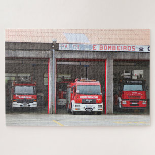 Feuerwehrfahrzeuge, Santiago, Spanien