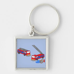 Feuerwehrfahrzeuge Schlüsselanhänger