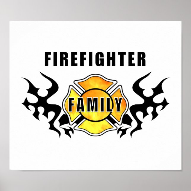 Feuerwehrfamilie Poster (Vorne)