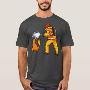 Feuerwehrfeuer Dinosaur Feuerwehrmann, Thirt und G T-Shirt