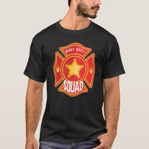 Feuerwehrfeuerwehr Feuerwehrschiff T-Shirt