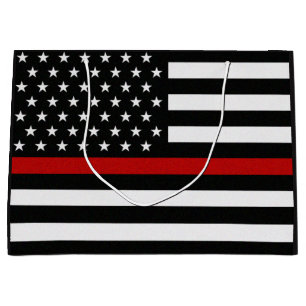 Feuerwehrflagge der Thunfischroten Linie Große Geschenktüte