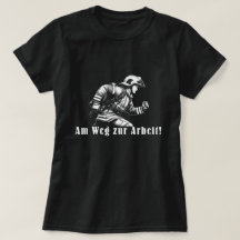 Feuerwehrfrau "Auf dem Weg zur Arbeit!"
