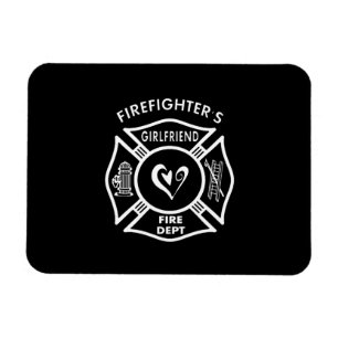 Feuerwehrfrau Magnet