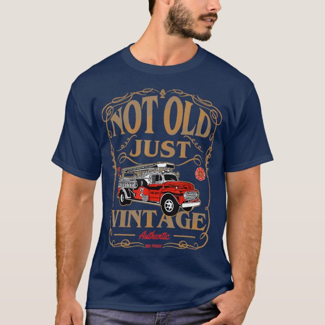 Feuerwehrgeschenk für alte Feuerwehr T-Shirt (Vorderseite)