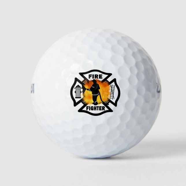 Feuerwehrhandline Golfball (Vorderseite)