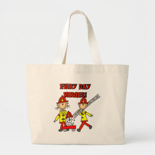 Feuerwehrhelden T-Shirts und Geschenke Jumbo Stoffbeutel