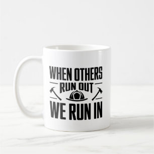 Feuerwehrhelden-Zitat-Tasse Feuerwehrgeschenk für Kaffeetasse