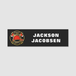 Feuerwehrhelm Namensschild