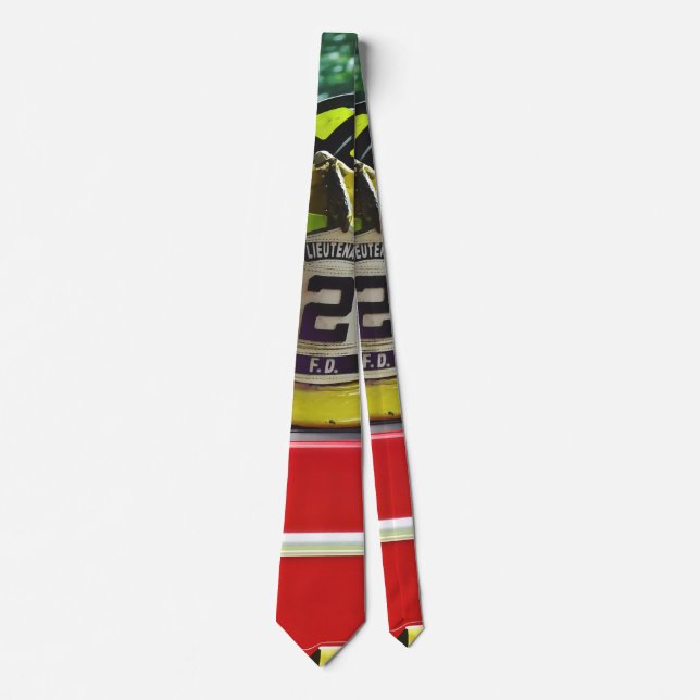 Feuerwehrhelme im Innentruck Krawatte (Vorderseite)