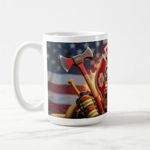Feuerwehrhonorar: Amerikanische Rettungsarmee Kaffeetasse
