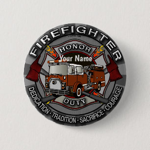 Feuerwehrhonorar-Button Button