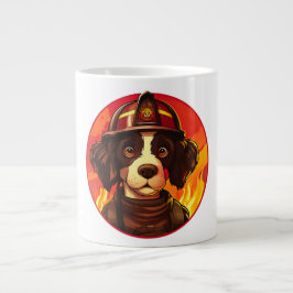 Feuerwehrhund Jumbo-Tasse