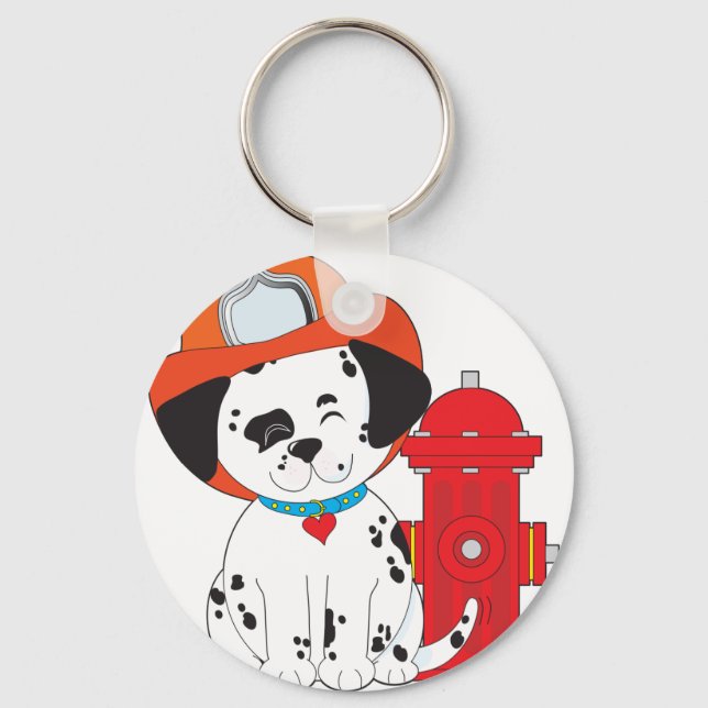 Feuerwehrhund Schlüsselanhänger (Vorderseite)