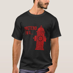 Feuerwehrkranz Halloween-Kostüm so tun, als wäre i T-Shirt