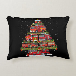 Feuerwehrleuchten Feuerwehrauto Weihnachten Dekokissen