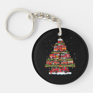 Feuerwehrleuchten Feuerwehrauto Weihnachten Schlüsselanhänger