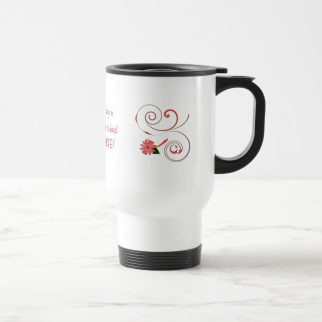 Feuerwehrleute Ehefrau Reisen Kaffeemaschine Reisebecher (Rechts)