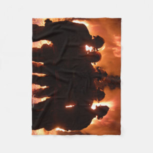 Feuerwehrleute Fleecedecke