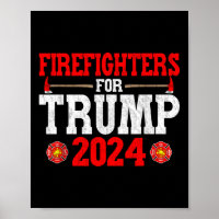Feuerwehrleute für Trump 2024 Funny Firefighter Me