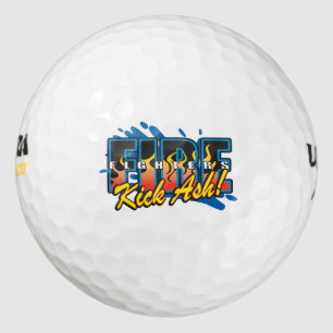 Feuerwehrleute Kick Ash! Golfball