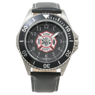 Feuerwehrleute Malteser Kreuz, Feuerwehrbeobachter Armbanduhr