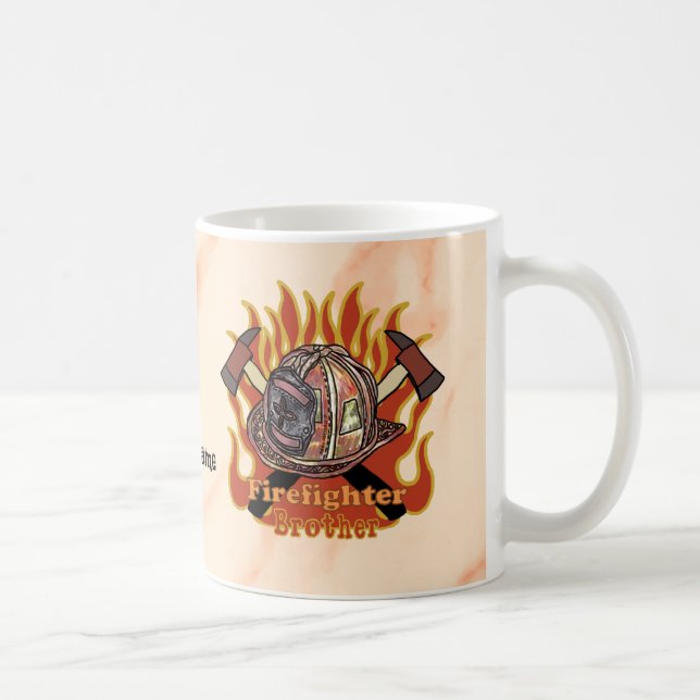 Feuerwehrleute sind Brüder Feuerwehrleute Tasse (Rechts)
