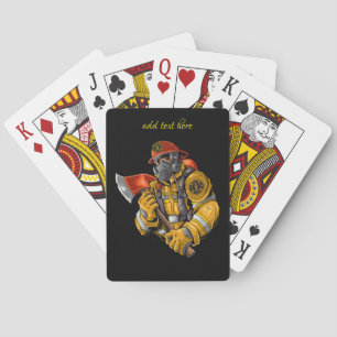 Feuerwehrleute Spielkarten