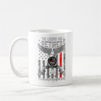 Feuerwehrleute Thin Red Line Ruder Legende Kaffeetasse