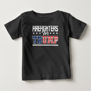 Feuerwehrleute Trump Amerika Präsident 2020 Erste Baby T-shirt