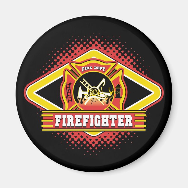 Feuerwehrlogo Magnet (Vorne)