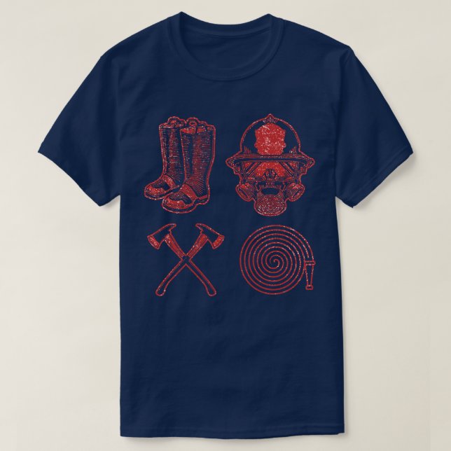 Feuerwehrmann 1 T-Shirt (Design vorne)