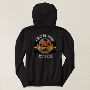 Feuerwehrmann 2 Siehe beide Seiten Hoodie