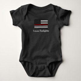 Feuerwehrmann-Baby-Fußball-Bodysuit Baby Strampler