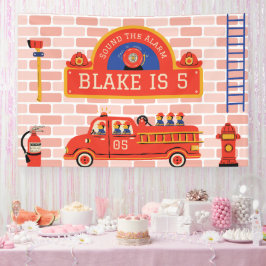 Feuerwehrmann Banner