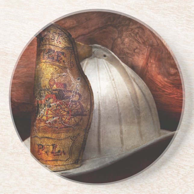 Feuerwehrmann - der Brandmeister Untersetzer (Vorne)