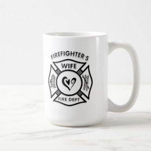 Feuerwehrmann-Ehefrau Kaffeetasse