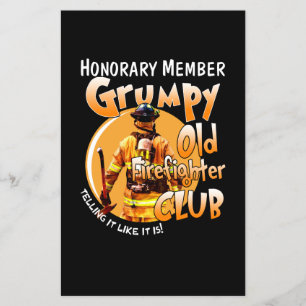 Feuerwehrmann Ehrenmitglied Grumpy Firefighter Flyer