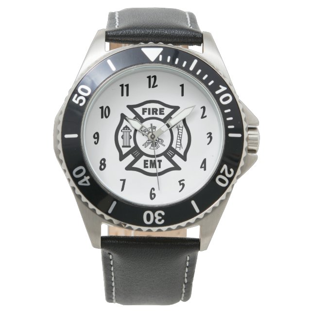 Feuerwehrmann EMS Armbanduhr (Vorderseite)