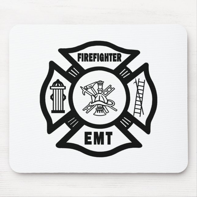Feuerwehrmann EMT Mousepad (Vorne)