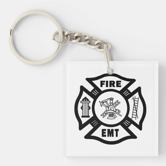 Feuerwehrmann EMT Schlüsselanhänger (Vorderseite)