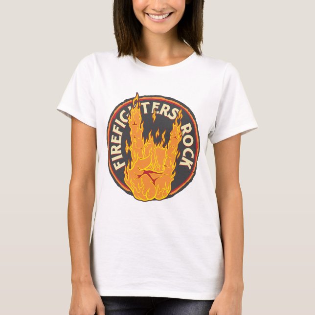 Feuerwehrmann-Felsen! T-Shirt (Vorderseite)